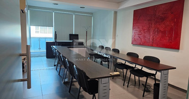 FOR RENT BEAUTIFUL FURNISHED OFFICE ON SPYROU KYPRIANOU AVENUE