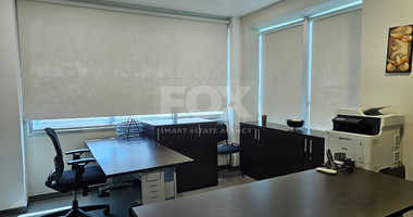 FOR RENT BEAUTIFUL FURNISHED OFFICE ON SPYROU KYPRIANOU AVENUE