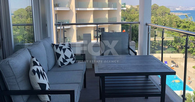 Seafront two bedroom apartment in Agios Tychonas (tourist area)  for rent  in Limassol