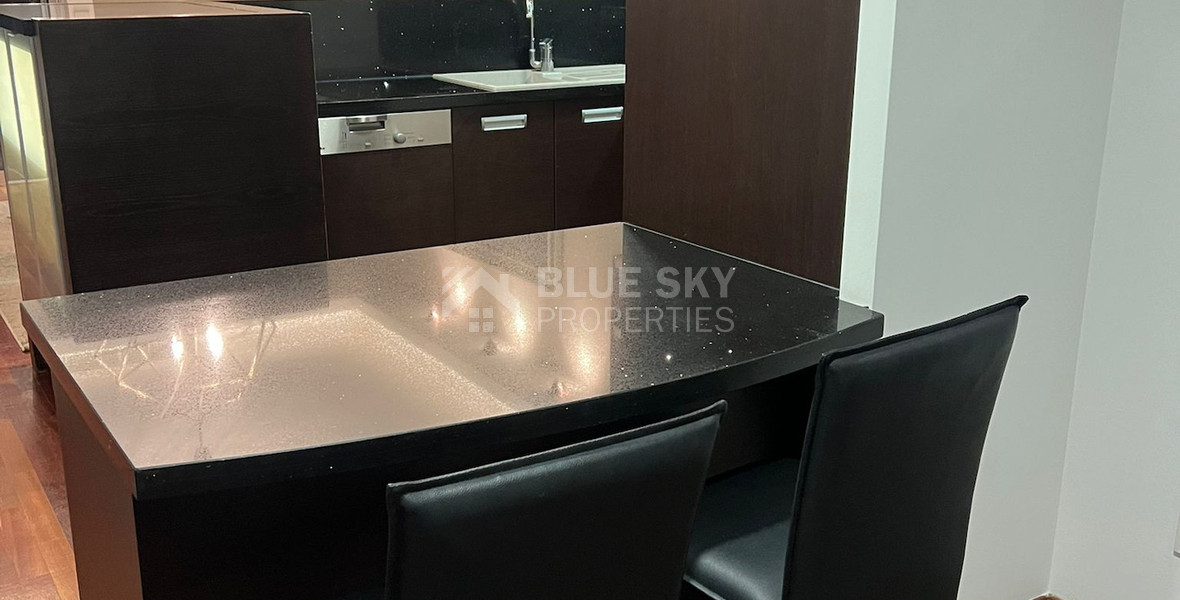 Seafront two bedroom apartment in Agios Tychonas (tourist area)  for rent  in Limassol