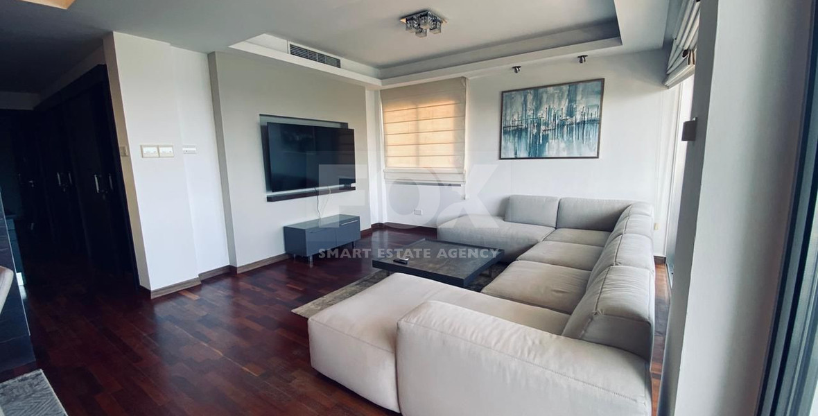 Seafront two bedroom apartment in Agios Tychonas (tourist area)  for rent  in Limassol