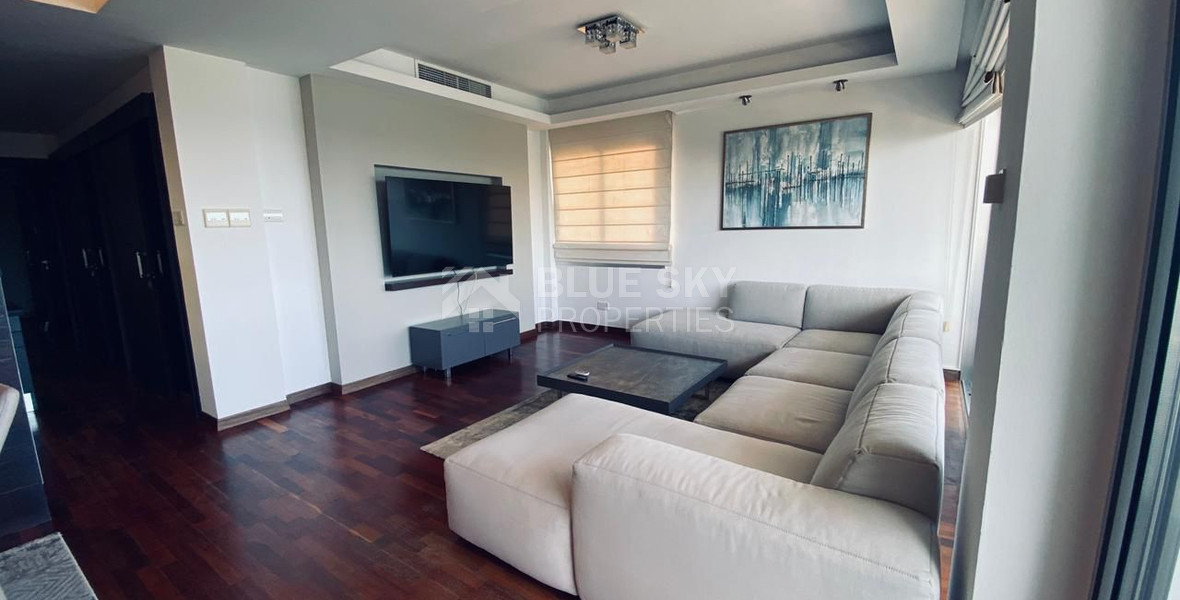 Seafront two bedroom apartment in Agios Tychonas (tourist area)  for rent  in Limassol