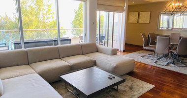 Seafront two bedroom apartment in Agios Tychonas (tourist area)  for rent  in Limassol