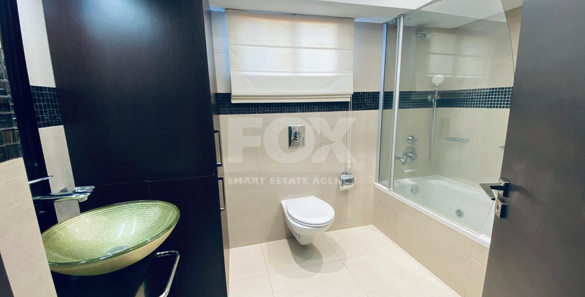 Seafront two bedroom apartment in Agios Tychonas (tourist area)  for rent  in Limassol