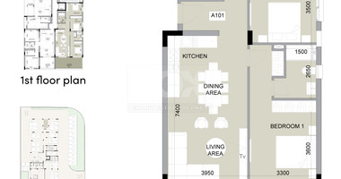 For Sale Spacious Unfurnished Apartment in Vibrant Germasogeia Community