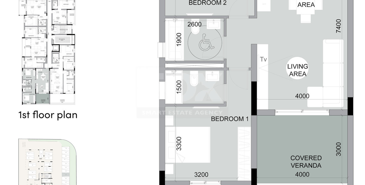 For Sale Two Bedroom Apartment in Popular Germasogeia Area