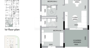 For Sale Two Bedroom Apartment in Popular Germasogeia Area