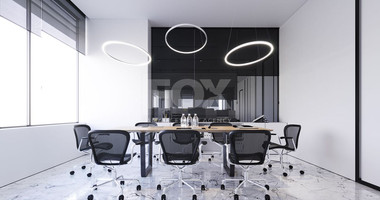 Off-plan luxury office for sale in a signature 8-story commercial development in Agia Zoni, Limassol.