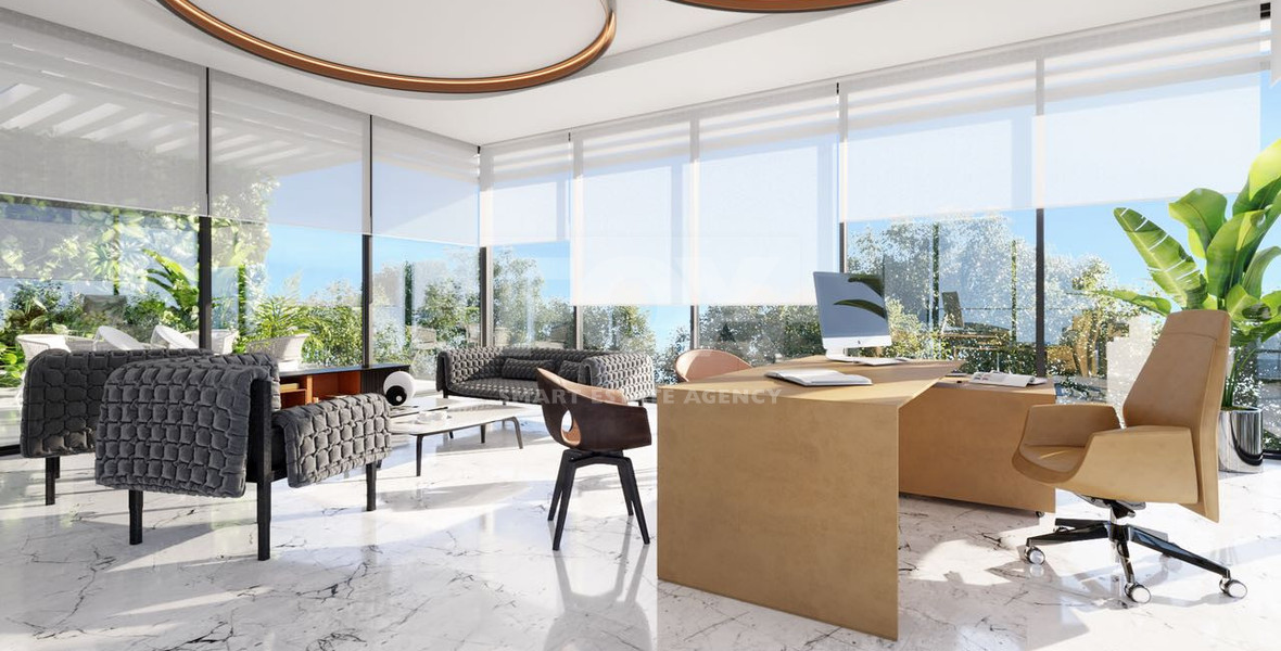 Off-plan luxury office for sale in a signature 8-story commercial development in Agia Zoni, Limassol.