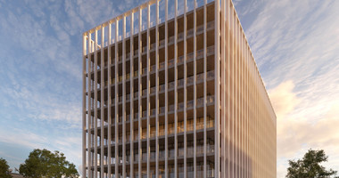 Off-plan luxury office for sale in a signature 8-story commercial development in Agia Zoni, Limassol.