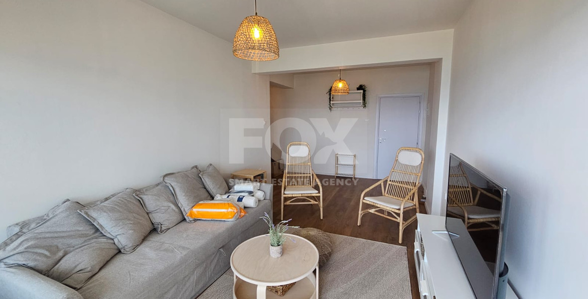 Seafront Two Bedroom Apartment For Rent In Agia Trias