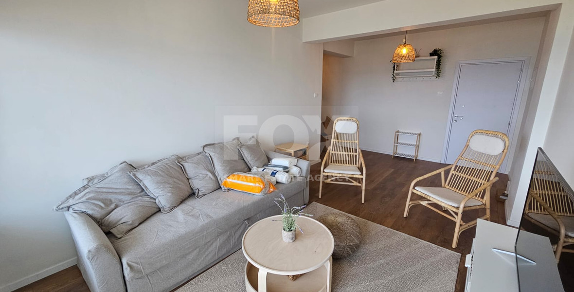 Seafront Two Bedroom Apartment For Rent In Agia Trias