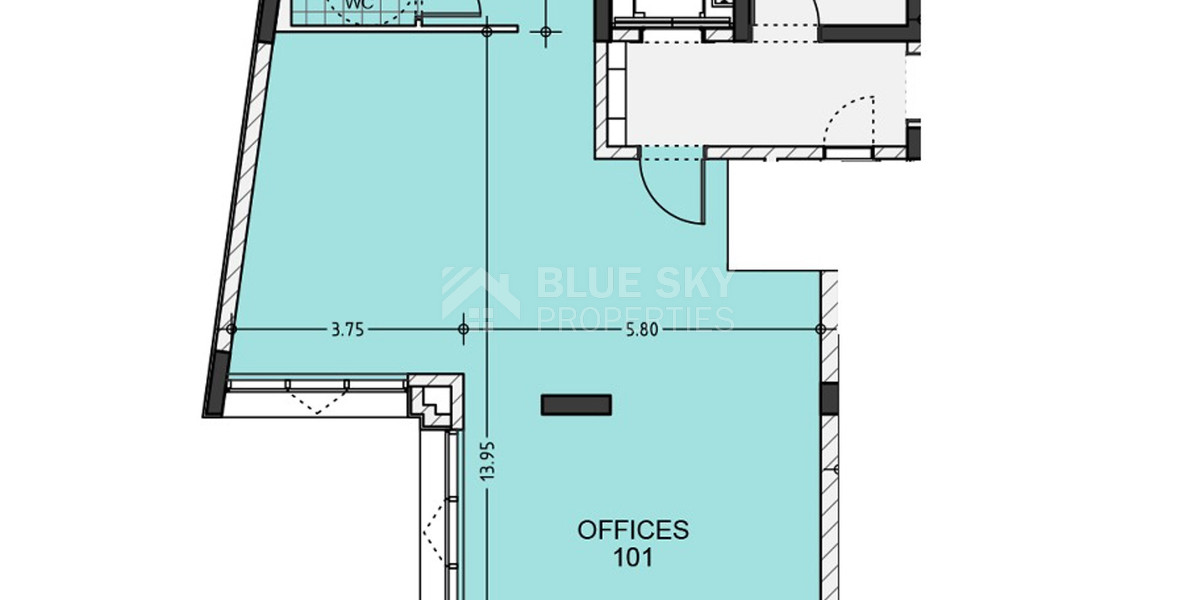 Prestigious Office for Sale in Iconic Seafront Building, Molos, Limassol