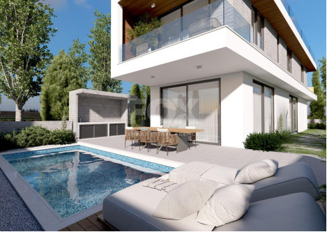 For sale modern three bedroom detached Villas plus one room extra  in Geroskipou – Ayia Marinouda, Paphos