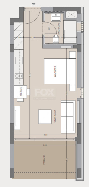 New Studio Apartment for Sale in Quiet Prodromos, Limassol.