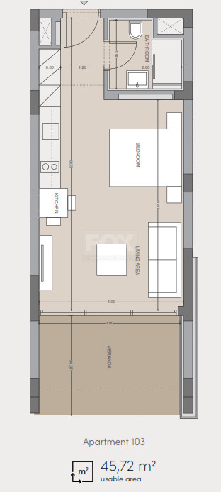 Stylish Studio For Sale in Prodromos, Limassol