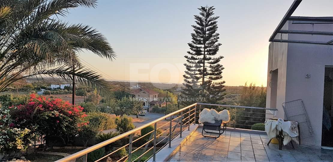 Four bedroom luxury detached villa with private gym for rent in Ypsonas Limassol