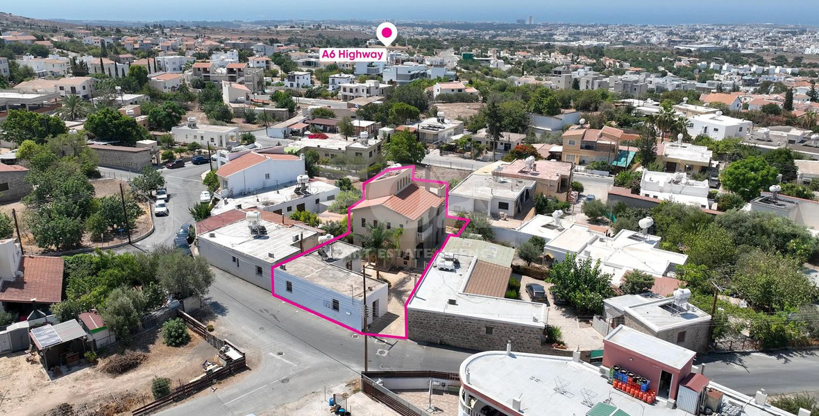 Dual-Residence Konia, Paphos – Detached two-Storey House & Ground Floor House