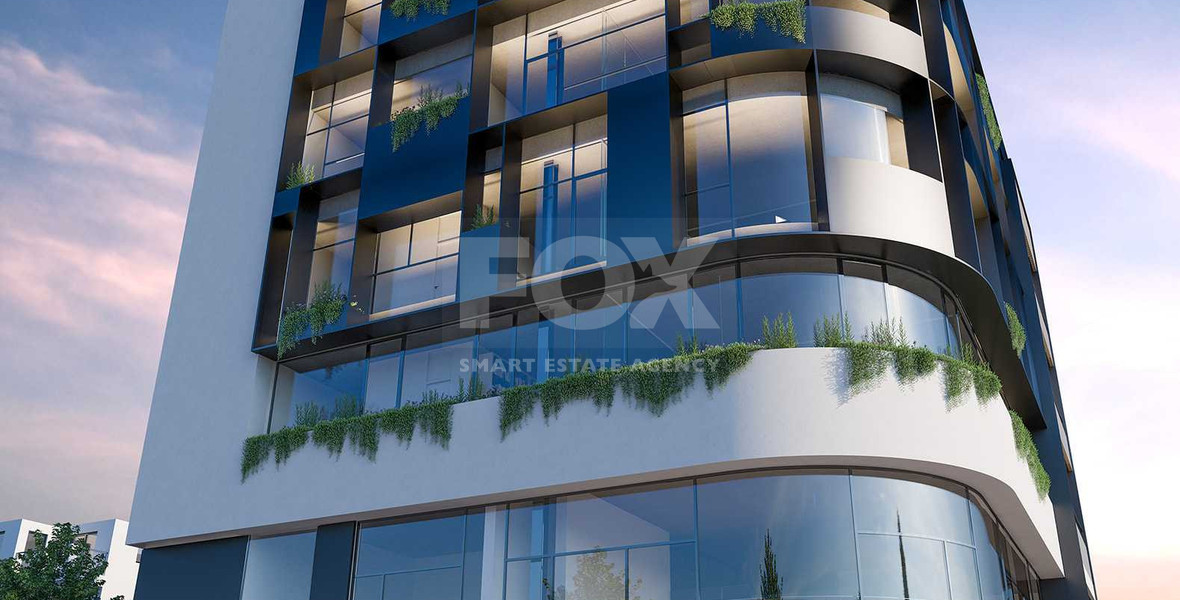 Modern Commercial Building with Rooftop Garden & Indoor Greenery For Rent in Agia Zoni,Limassol