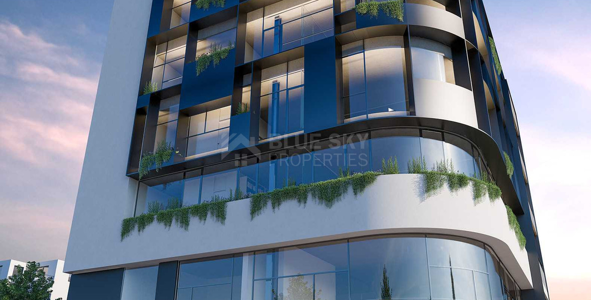 Modern Commercial Building with Rooftop Garden & Indoor Greenery For Rent in Agia Zoni,Limassol