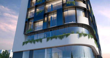 Modern Commercial Building with Rooftop Garden & Indoor Greenery For Rent in Agia Zoni,Limassol