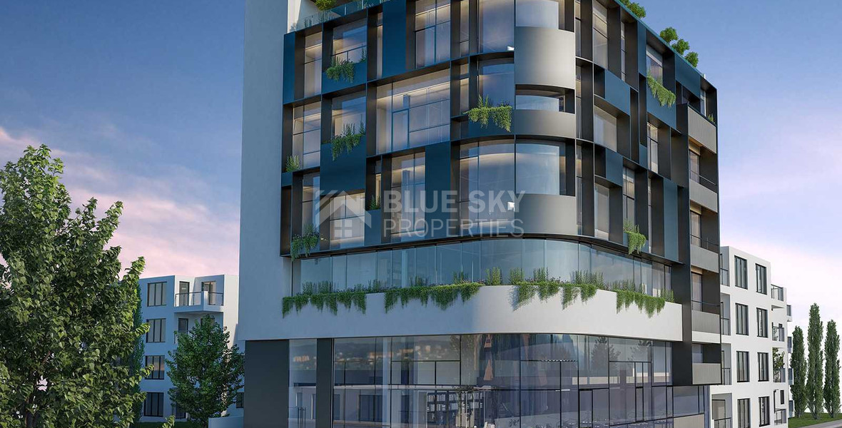 Modern Commercial Building with Rooftop Garden & Indoor Greenery For Rent in Agia Zoni,Limassol