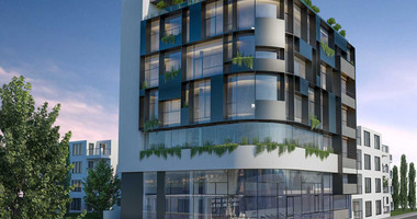 Modern Commercial Building with Rooftop Garden & Indoor Greenery For Rent in Agia Zoni,Limassol