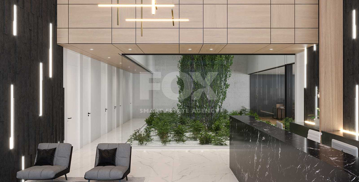 Modern Commercial Building with Rooftop Garden & Indoor Greenery For Rent in Agia Zoni,Limassol