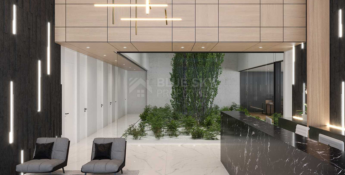 Modern Commercial Building with Rooftop Garden & Indoor Greenery For Rent in Agia Zoni,Limassol
