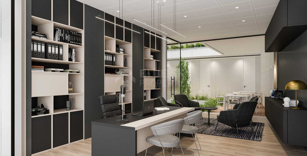 Modern Commercial Building with Rooftop Garden & Indoor Greenery For Rent in Agia Zoni,Limassol