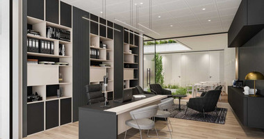 Modern Commercial Building with Rooftop Garden & Indoor Greenery For Rent in Agia Zoni,Limassol