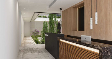 Modern Commercial Building with Rooftop Garden & Indoor Greenery For Rent in Agia Zoni,Limassol