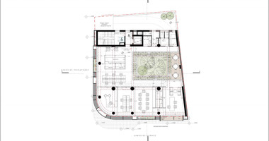 Modern Commercial Building with Rooftop Garden & Indoor Greenery For Rent in Agia Zoni,Limassol