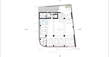 Modern Commercial Building with Rooftop Garden & Indoor Greenery For Rent in Agia Zoni,Limassol