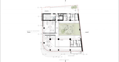 Modern Commercial Building with Rooftop Garden & Indoor Greenery For Rent in Agia Zoni,Limassol