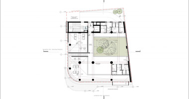 Modern Commercial Building with Rooftop Garden & Indoor Greenery For Rent in Agia Zoni,Limassol