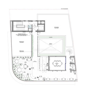 Modern Commercial Building with Rooftop Garden & Indoor Greenery For Rent in Agia Zoni,Limassol