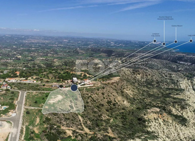 Development land for sale in Pissouri, Limassol