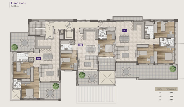 Two + 1 bedroom apartment for sale, Exclusive Living in the Heart of Limassol in Potamos Germasogeias