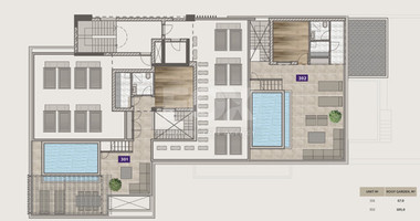 Amazing 3+1 Bedroom Penthouse with Roof Garden & Private Pool for sale in Potamos Germasogeia