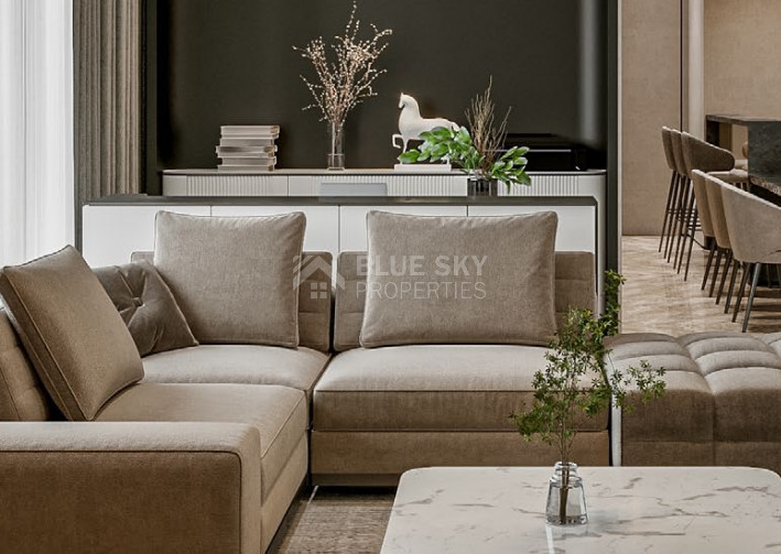 Modern three bedroom apartment  with roof garden in Germasogeia tourist area, Limassol