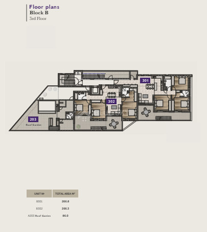 Modern three bedroom apartment  with roof garden in Germasogeia tourist area, Limassol