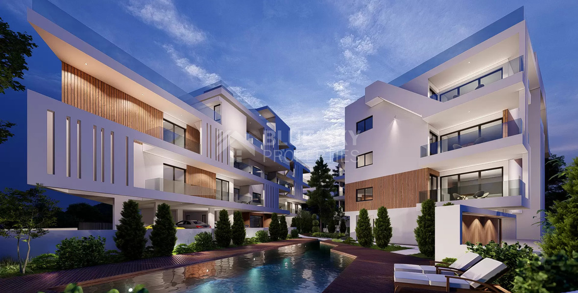 Elegant 3+1 Bedroom Penthouse with Expansive Private Roof Garden for sale in Germasogeia tourist area, Limassol