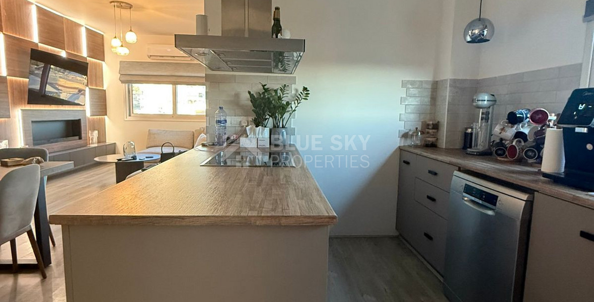 Full-Floor Two-Bedroom Apartment for sale in Agia Fyla: Sea-View & Big Verandas