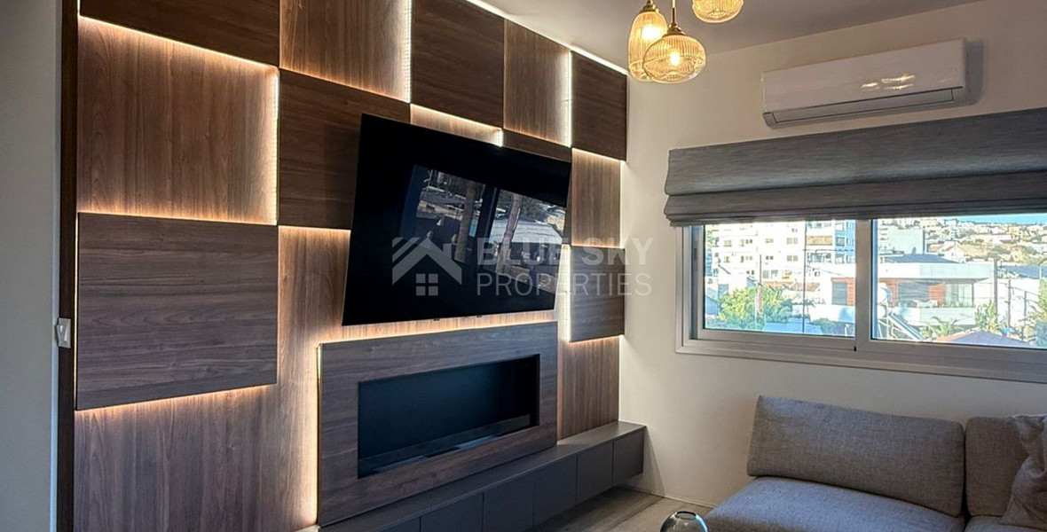 Full-Floor Two-Bedroom Apartment for sale in Agia Fyla: Sea-View & Big Verandas