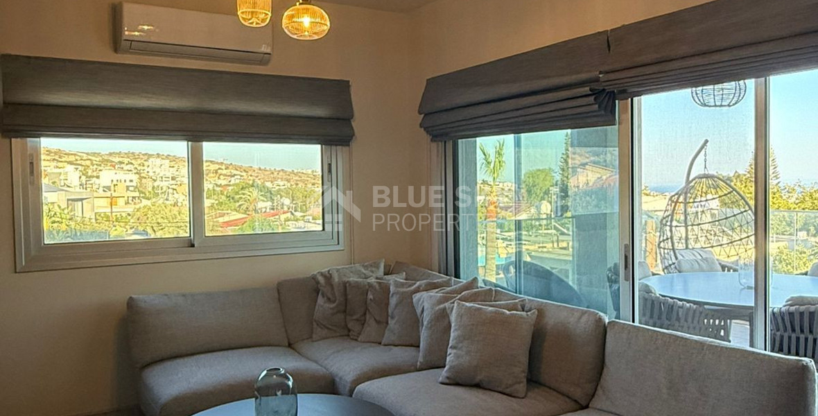 Full-Floor Two-Bedroom Apartment for sale in Agia Fyla: Sea-View & Big Verandas