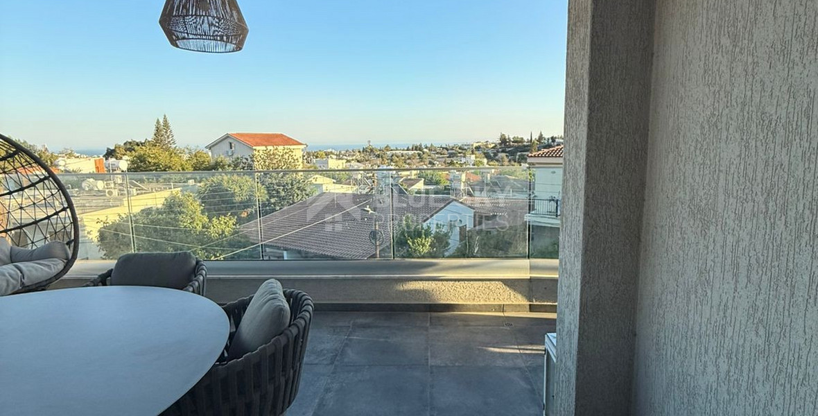 Full-Floor Two-Bedroom Apartment for sale in Agia Fyla: Sea-View & Big Verandas