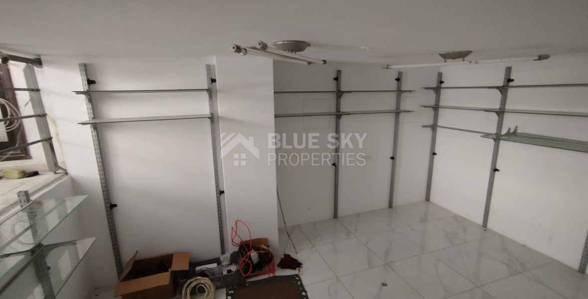 Spacious Unfurnished Shop for Rent in the Heart of Kato Pafos
