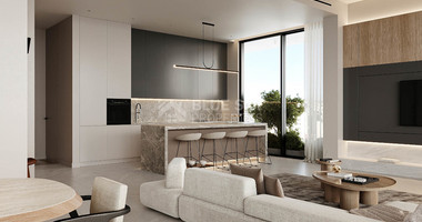 Three Bedroom Penthouse with roof garden, barbeque and pool for sale in Potamos Germasogeias