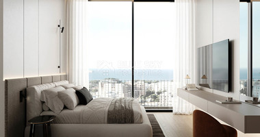 Three Bedroom Penthouse with roof garden, barbeque and pool for sale in Potamos Germasogeias